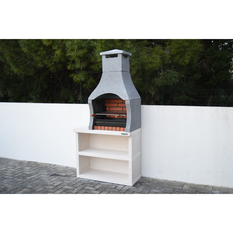 Xclusive Decor Firenze Outdoor Oven With Side Table
