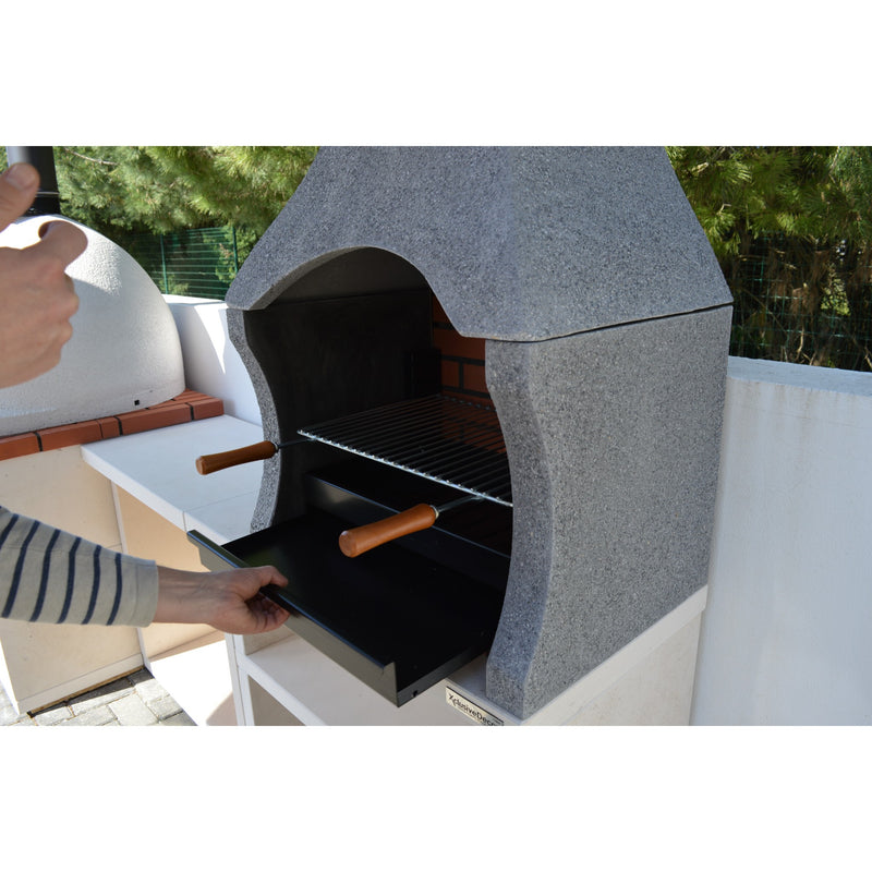 Xclusive Decor Firenze Outdoor Oven With Side Table